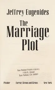 Omslag van The Marriage Plot A Novel