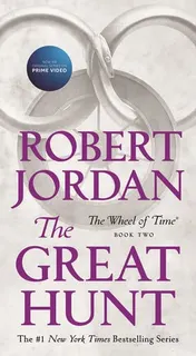 Omslag van The Great Hunt Book Two of 'The Wheel of Time'