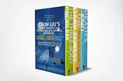 Omslag van Three-Body Problem Boxed Set (The Three-Body Problem, the Dark Forest, Death's End)
