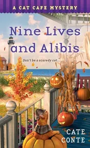 Omslag van Nine Lives and Alibis A Cat Cafe Mystery