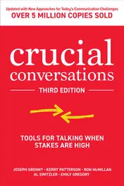 Omslag van Crucial Conversations: Tools for Talking When Stakes are High, Third Edition
