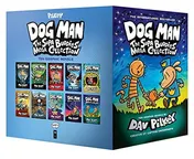 Omslag van Boxed - Dog Man: The Supa Buddies Mega Collection: From the Creator of Captain Underpants (Dog Man #1-10 Box Set)