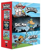 Omslag van Dav Pilkey's Hero Collection Three Epic Heroes, Three Epic Books