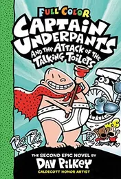 Omslag van Captain Underpants and the Attack of the Talking Toilets