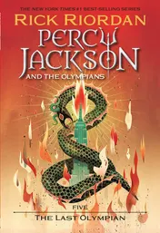 Omslag van Percy Jackson and the Olympians, Book Five The Last Olympian