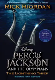 Omslag van Percy Jackson and the Olympians, Book One: Lightning Thief Disney+ Tie in Edition