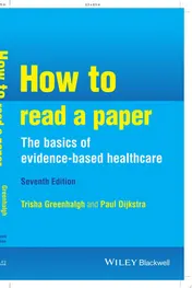 Omslag van How to Read a Paper the Basics of Evidence-Based Healthcare