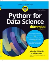 Omslag van Python for Data Science For Dummies