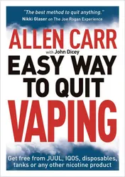 Omslag van Allen Carr's Easy Way to Quit Vaping Get Free from JUUL, IQOS, Disposables, Tanks Or Any Other Nicotine Product