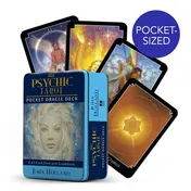 Omslag van Psychic Tarot Pocket Oracle Deck A 65-Card Deck and Guidebook