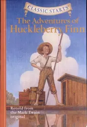 Omslag van The Adventures of Huckleberry Finn