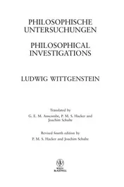 Omslag van Philosophical Investigations