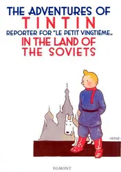Omslag van Tintin in the Land of the Soviets