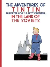Omslag van Tintin in the Land of the Soviets
