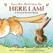 Omslag van Guess How Much I Love You Here I Am!: A Finger Puppet Book