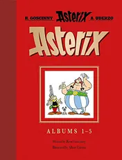 Omslag van Asterix: Asterix Gift Edition: Albums 1-5 Asterix the Gaul, Asterix and the Golden Sickle, Asterix and the Goths, Asterix the Gladiator, Asterix and the Banquet