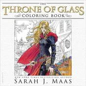 Omslag van The Throne of Glass Colouring Book