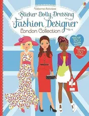 Omslag van Sticker Dolly Dressing Fashion Designer London Collection
