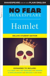 Omslag van Hamlet No Fear Shakespeare Deluxe Student Editions - Shakespeare Side-By-Side Plain English
