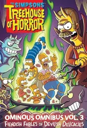 Omslag van The Simpsons Treehouse of Horror Ominous Omnibus