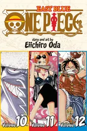 Omslag van One Piece (Omnibus Edition), Vol. 4 Includes vols. 10, 11 & 12