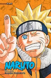 Omslag van Naruto (3-in-1 Edition), Vol. 8