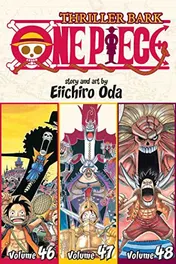 Omslag van One Piece (Omnibus Edition), Vol. 16 Includes vols. 46, 47 & 48