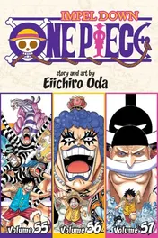 Omslag van One Piece (Omnibus Edition), Vol. 19 Includes vols. 55, 56 & 57