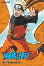 Omslag van Naruto (3-in-1 Edition), Vol. 19 Includes Vols. 55, 56 & 57