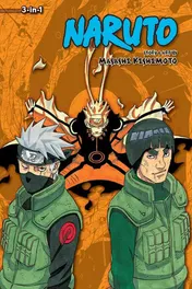 Omslag van Naruto (3-in-1 Edition), Vol. 21