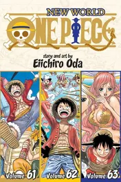 Omslag van One Piece (Omnibus Edition), Vol. 21 Includes Vols. 61, 62 & 63