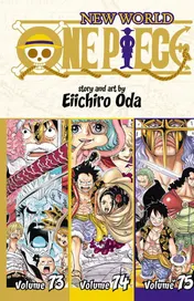 Omslag van One Piece (Omnibus Edition), Vol. 25 Includes vols. 73, 74 & 75