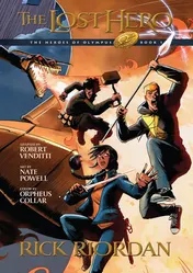 Omslag van Heroes of Olympus, Book One The Lost Hero: The Graphic Novel (Heroes of Olympus, Book One)