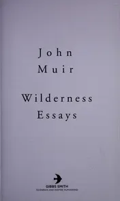 Omslag van Wilderness Essays