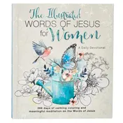 Omslag van Illustrated Words Jesus for Women Devotional Book