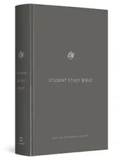Omslag van ESV Student Study Bible (Hardcover, Gray)
