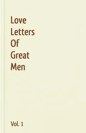 Omslag van Love Letters of Great Men