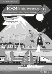 Omslag van Ks3 Maths Progress Progression Workbook Delta 1