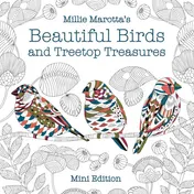 Omslag van Millie Marotta's Beautiful Birds and Treetop Treasures: Mini Edition
