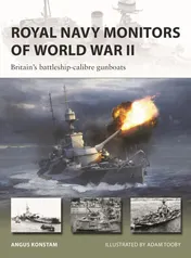 Omslag van Royal Navy Monitors of World War II Britain's Battleship-calibre Gunboats