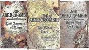 Omslag van The First Law Trilogy Boxed Set The Blade Itself, Before They Are Hanged, Last Argument of Kings