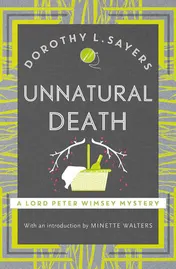 Omslag van Unnatural Death Lord Peter Wimsey Book 3