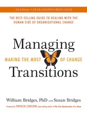 Omslag van Managing Transitions Making the Most of Change