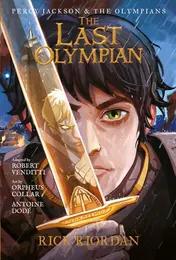 Omslag van Percy Jackson and the Olympians The Last Olympian: The Graphic Novel