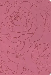 Omslag van NLT Premium Value Compact Bible, Filament-Enabled Edition (Leatherlike, Pink Rose)