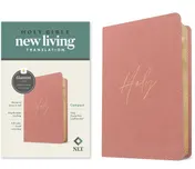Omslag van NLT Compact Bible, Filament-Enabled Edition (Leatherlike, Holy Dusty Pink, Red Letter)