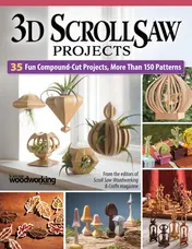Omslag van 3D Scroll Saw Projects 35 Fun Compound-Cut Projects, More Than 150 Patterns