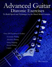 Omslag van Advanced Guitar Diatonic Exercises to Build Speed and Technique for the Shred Metal Guitarist