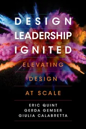 Omslag van Design Leadership Ignited Elevating Design at Scale