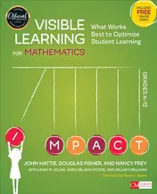 Omslag van Visible Learning for Mathematics, Grades K-12 What Works Best to Optimize Student Learning